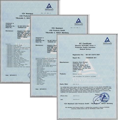 Crepe Bandage With Blue Lines Crepe Bandage With Blue Lines