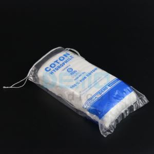 Lopital klas Hygienic ki pa esteril medikal Zigzag koton 25g / 50g / 100g